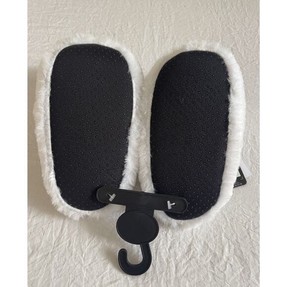 Abominable Snowman Plush Slippers White Rudolph Reindeer Toddler Size 9-10 NWT - Picture 3 of 4